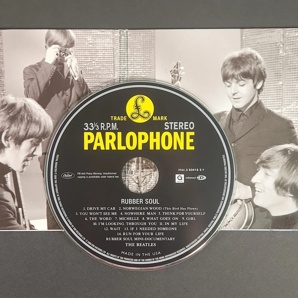 THE BEATLES RUBBER SOUL Apple/Parlophone CD REMASTER 2009 MINT CONDITION - Picture 6 of 17